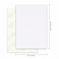 FIS Multi-Purpose White A4 Labels - 1 Label Per Sheet - (100 Labels)