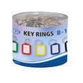 FIS Standard Plastic Key Tags Assorted - Pack of 25