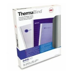GBC A4 ThermaBind Silk Thermal Binding Covers - White
