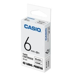 Casio XR 6mm Standard Label Tape