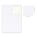 FIS Multi-Purpose White A4 Labels - 6 Labels Per Sheet - (600 Labels)