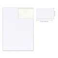 FIS Multi-Purpose White A4 Labels - 8 Labels Per Sheet - (800 Labels)