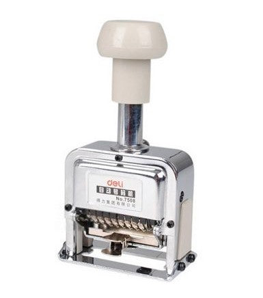 Deli 7508 Automatic 8-Digit Metal Numbering Machine