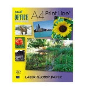 Pauli Laser Glossy Paper A4 White, 200gsm, Pack of 100 Sheets