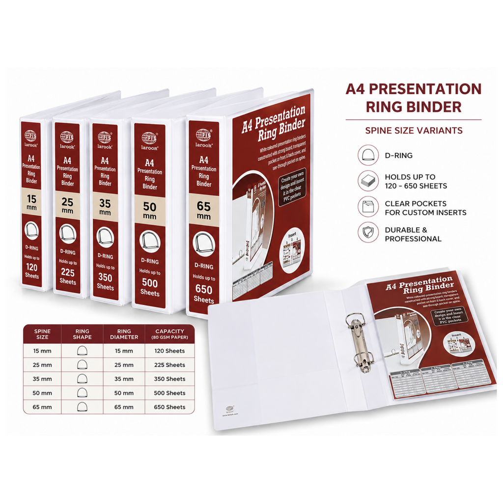 A4 Presentation 2-Ring Binder