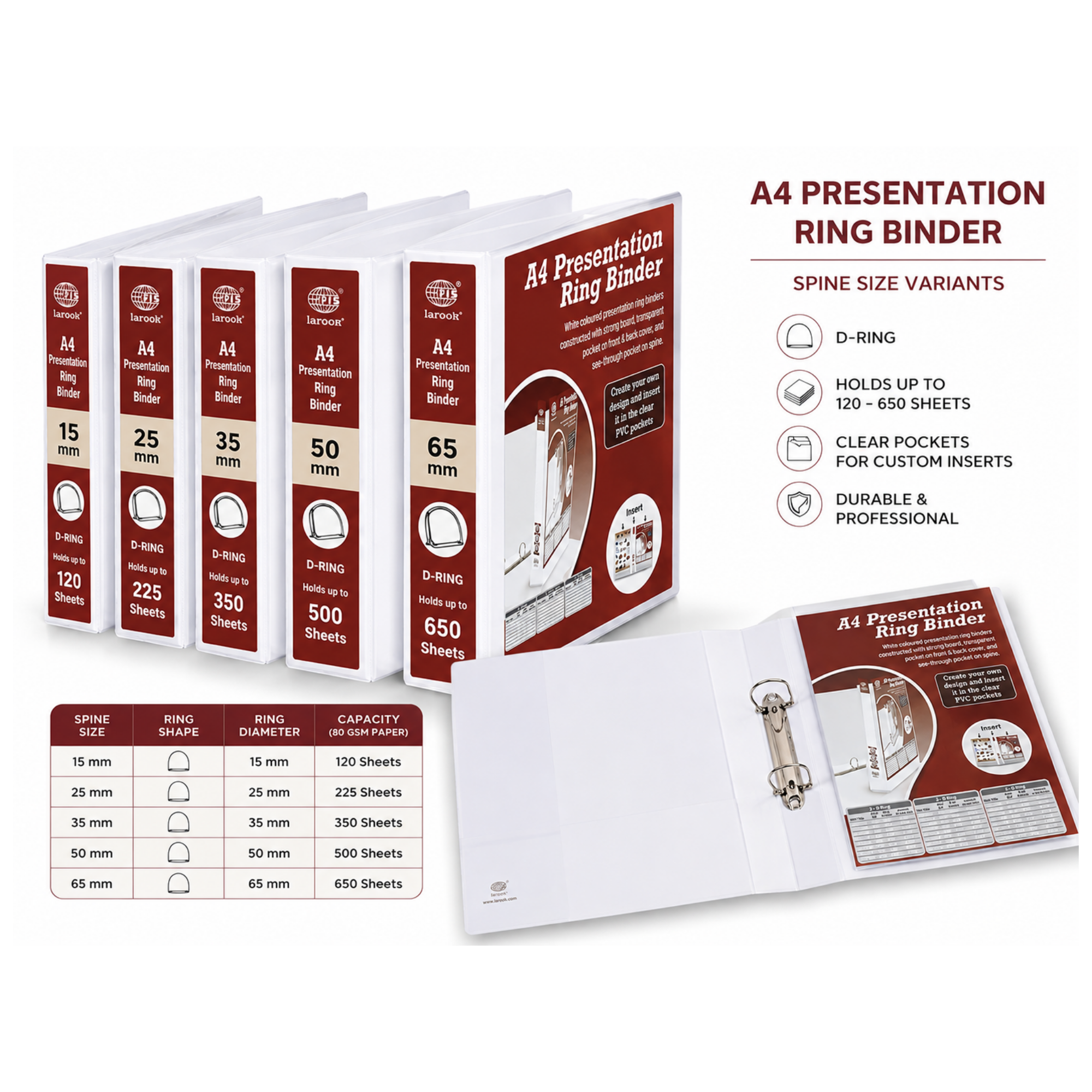 A4 Presentation 2-Ring Binder