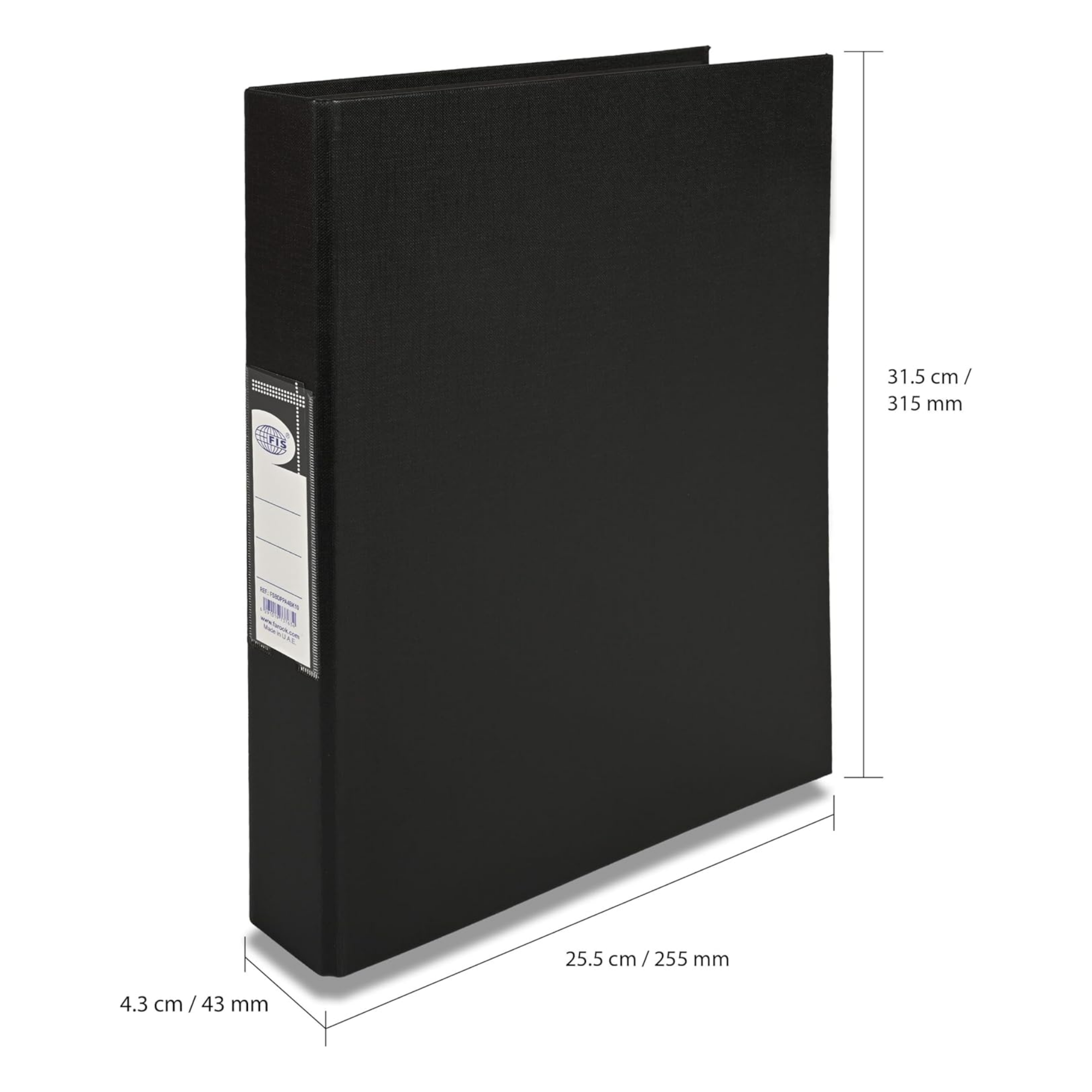 PP 2 O-Ring Binder A4 - 43mm Spine