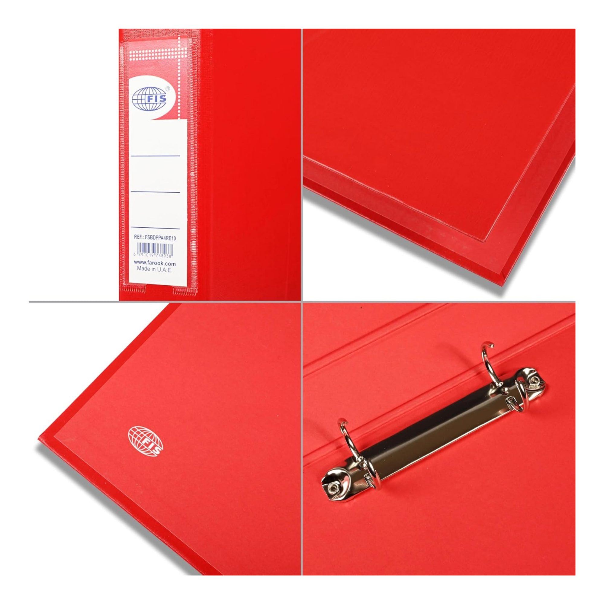 PP 2 O-Ring Binder A4 - 43mm Spine