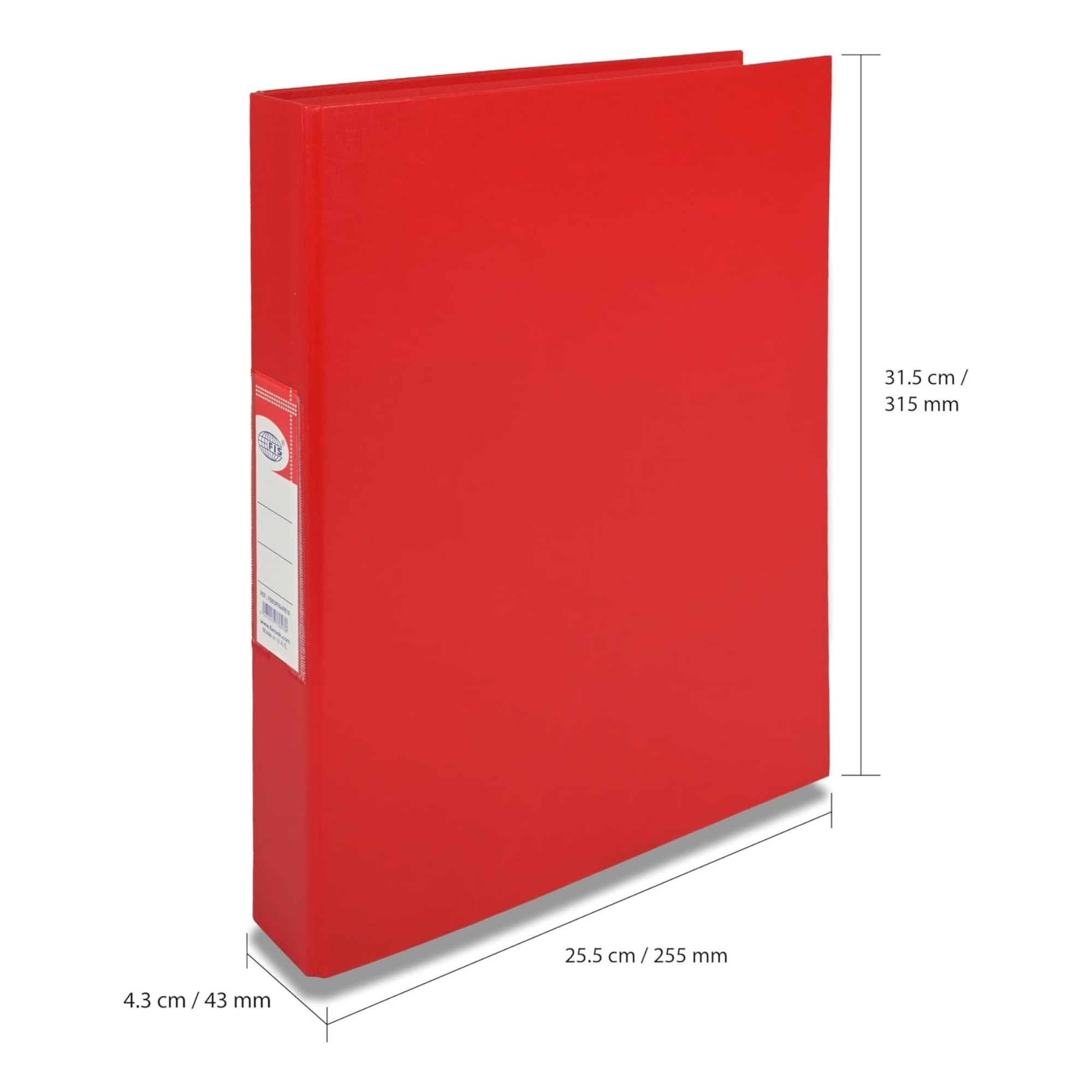PP 2 O-Ring Binder A4 - 43mm Spine