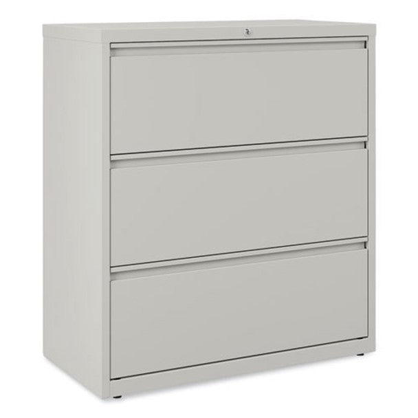 Metal Lateral Filing Cabinet - 3 Drawer - Grey