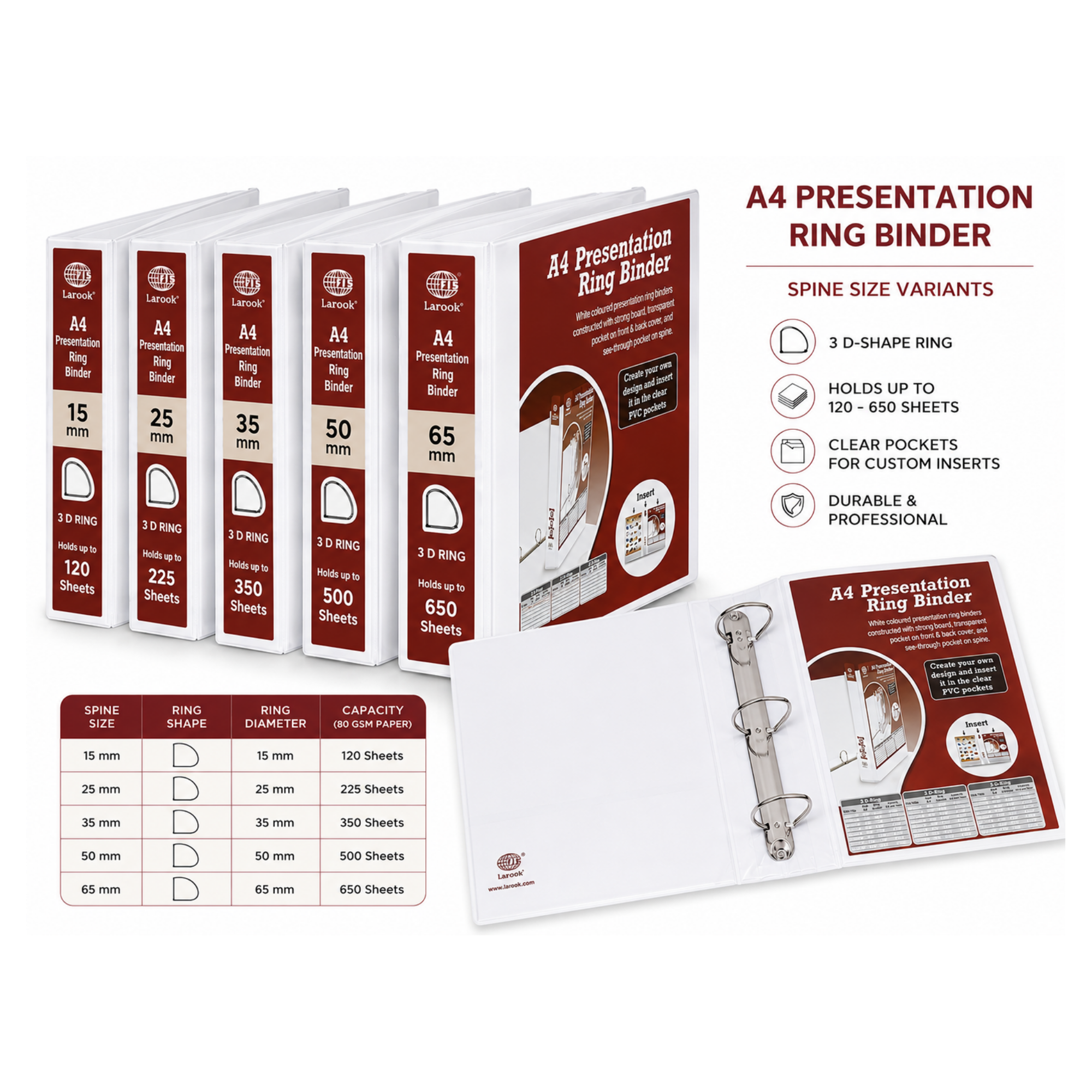 A4 Presentation 3-Ring Binder