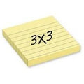 Post-it Sticky Notes 630SS 3" x 3" - Lined Canary Yellow