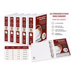 A4 Presentation 4-Ring Binder