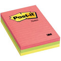 Post-it Notes 660-3AN 4" x 6" - Lined Neon
