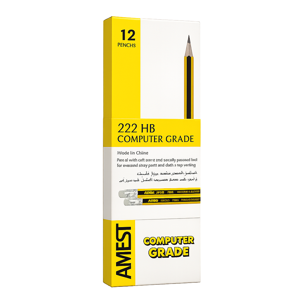 Amest HB 222 Wooden Pencils - Pack of 12