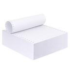 Sinarline 9.5" x 11" Computer Paper A4 Width 1 Ply - Plain White (Box of 2000 Sheets)
