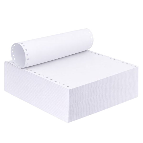 Sinarline 9.5" x 11" Computer Paper A4 Width 1 Ply - Plain White (Box of 2000 Sheets)