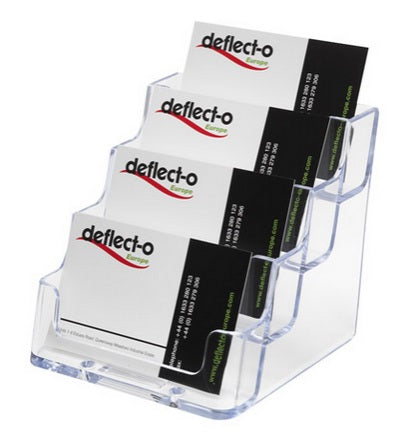 Clear Plastic Business Name Card Holder
