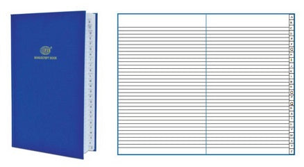 FIS A4 Manuscript Book with A-Z Index