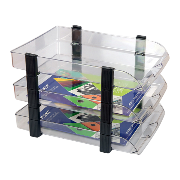 Modest 1758 3-Tier Plastic Letter Tray