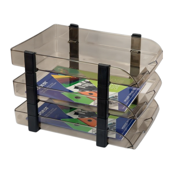 Modest 1758 3-Tier Plastic Letter Tray