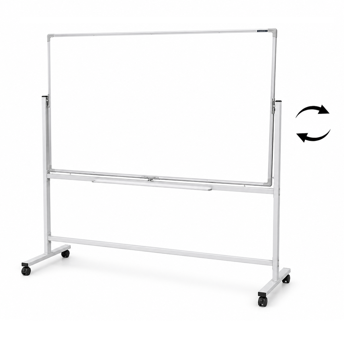 Mobile Double Sided Magnetic Whiteboard with Stand