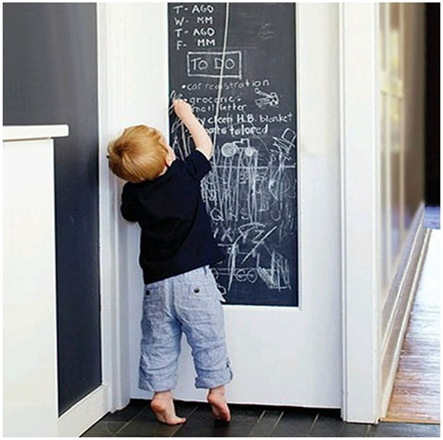 Patifix Self-Adhesive Chalkboard Vinyl Film - Black - 7505