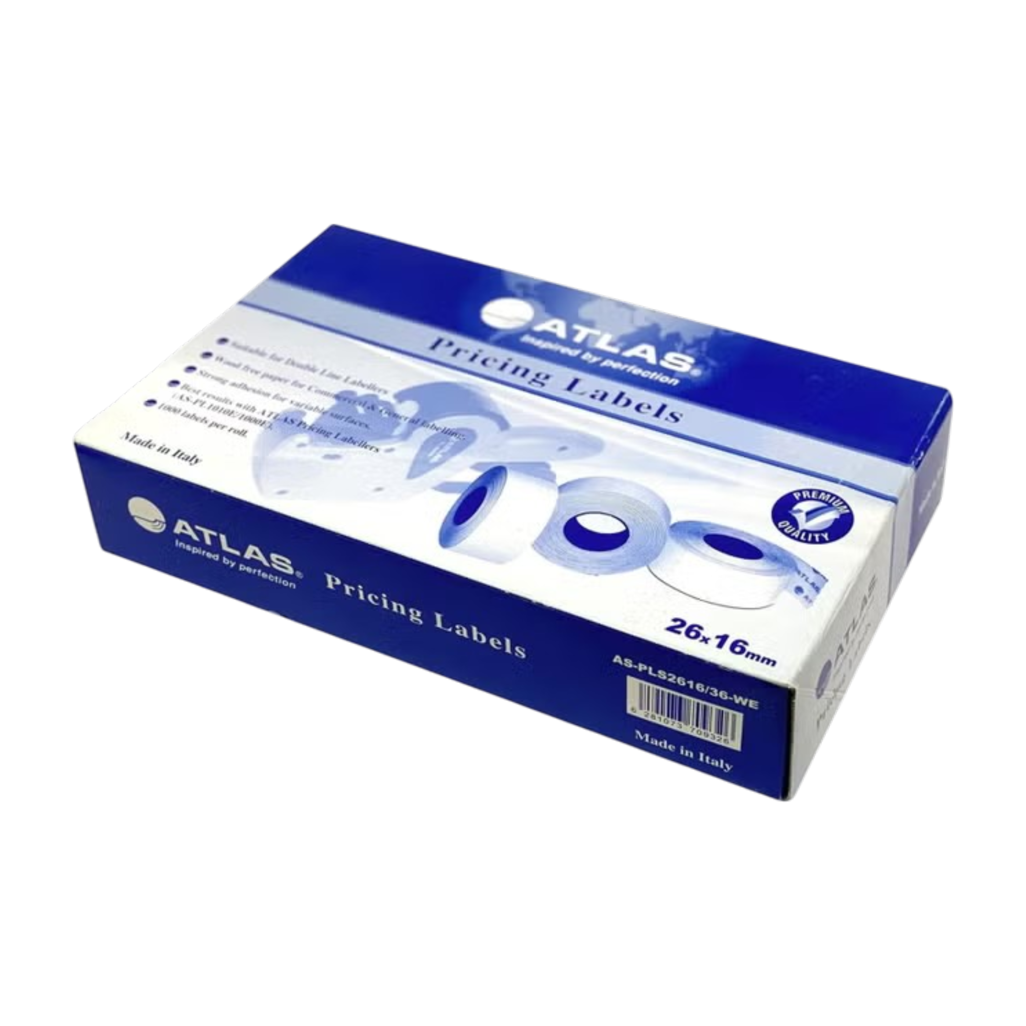 Price / Date Labels 26 x 16 mm White