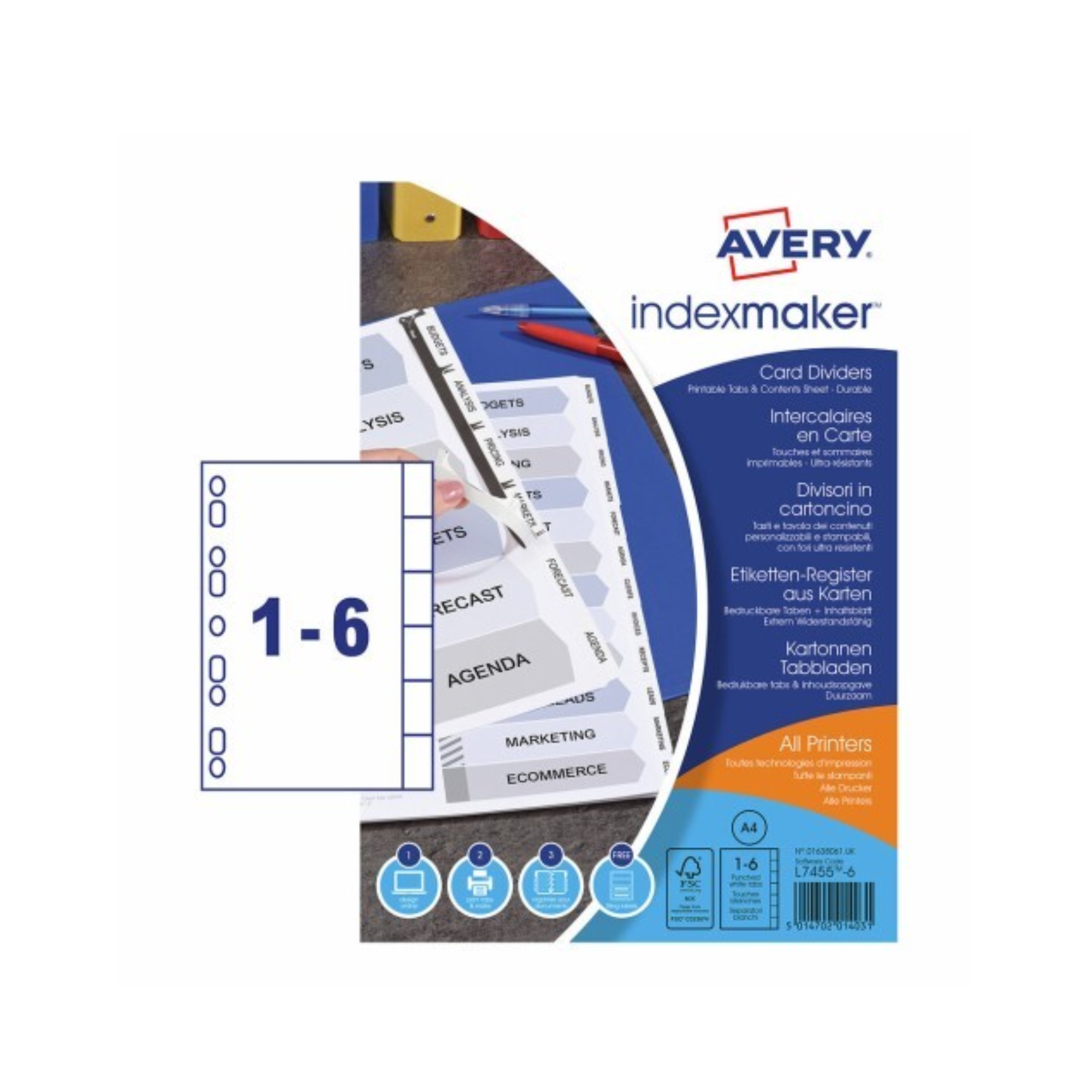 Avery IndexMaker Premium Customizable Dividers