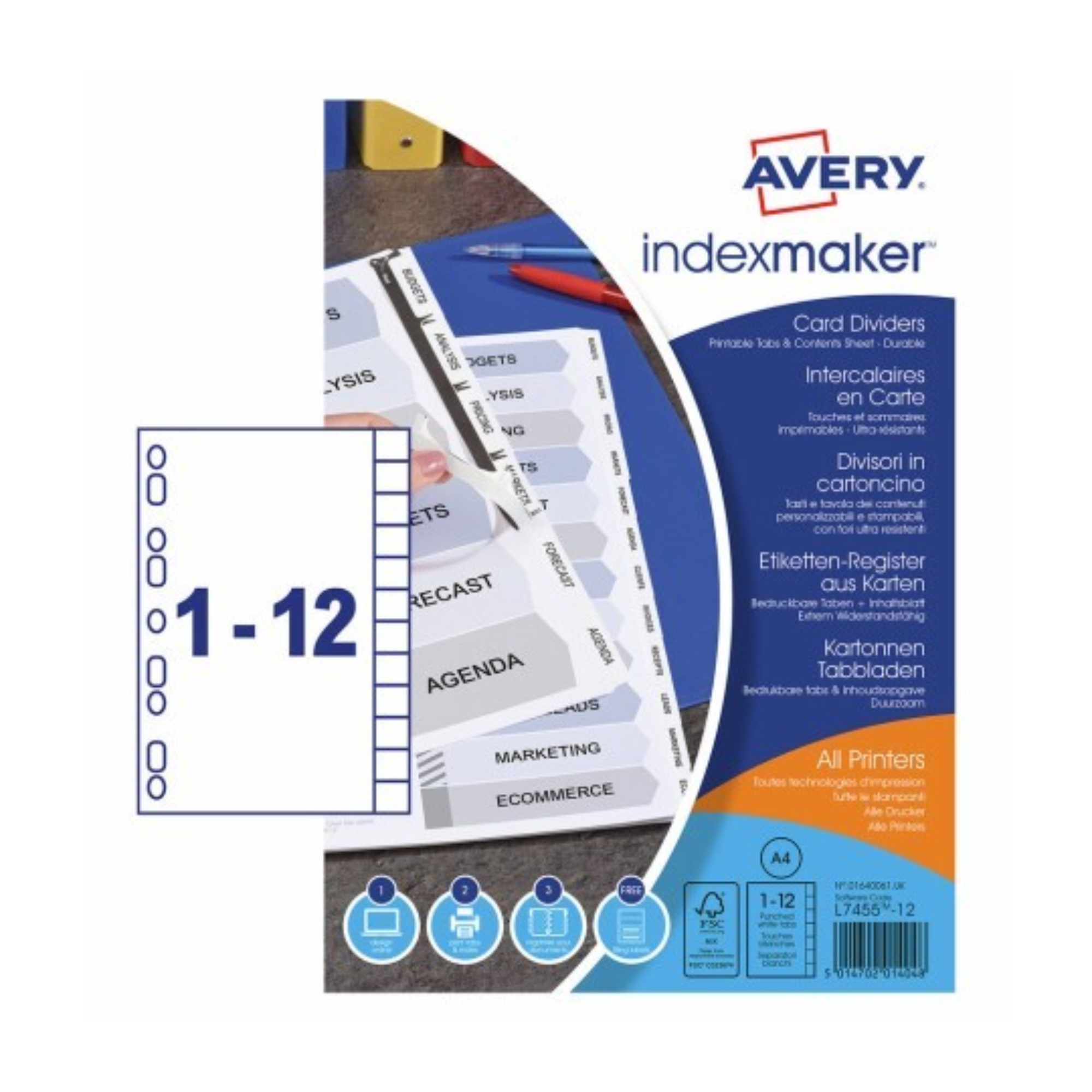 Avery IndexMaker Premium Customizable Dividers