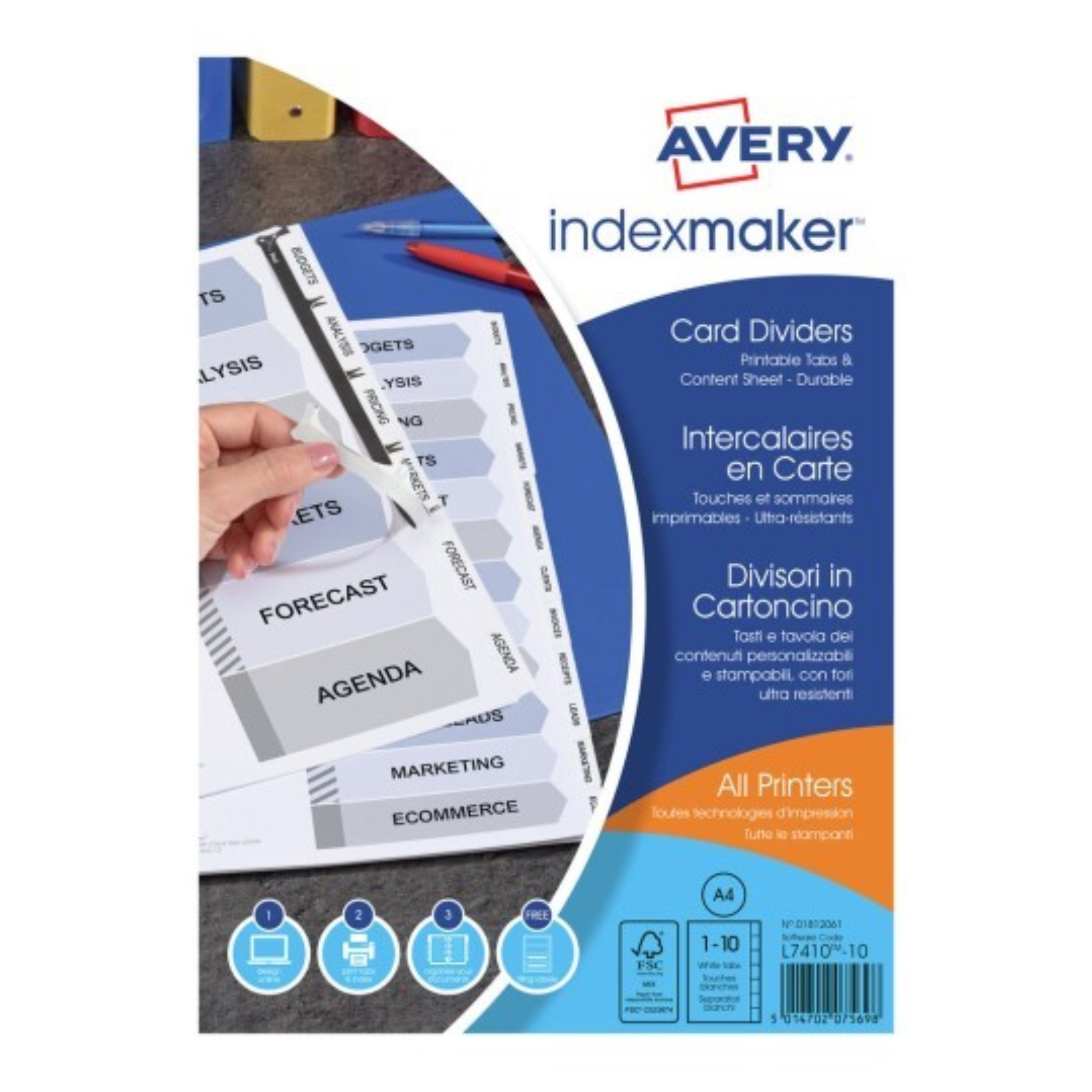 Avery IndexMaker Premium Customizable Dividers