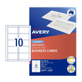 Avery C32026 260g A4 Satin Printable Business Cards