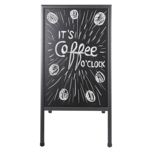 Bi-Office Free Standing Double-Sided A-Frame Chalkboard