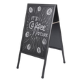 Bi-Office Free Standing Double-Sided A-Frame Chalkboard