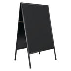 Bi-Office Free Standing Double-Sided A-Frame Chalkboard