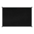 Bi-Office Black Chalkboard with Aluminum Frame