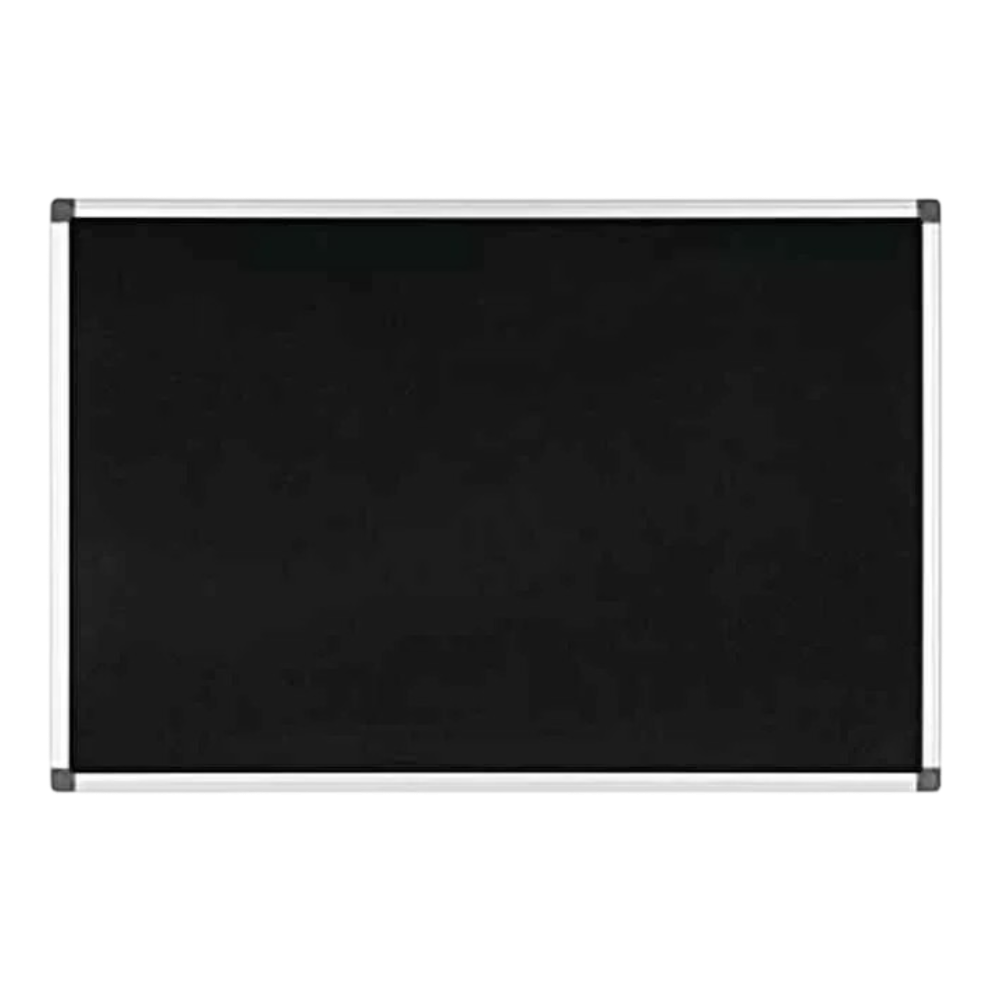 Bi-Office Black Chalkboard with Aluminum Frame