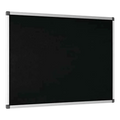 Bi-Office Black Chalkboard with Aluminum Frame
