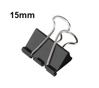 Binder Clips Black – Pack of 12