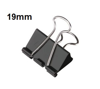Binder Clips Black – Pack of 12