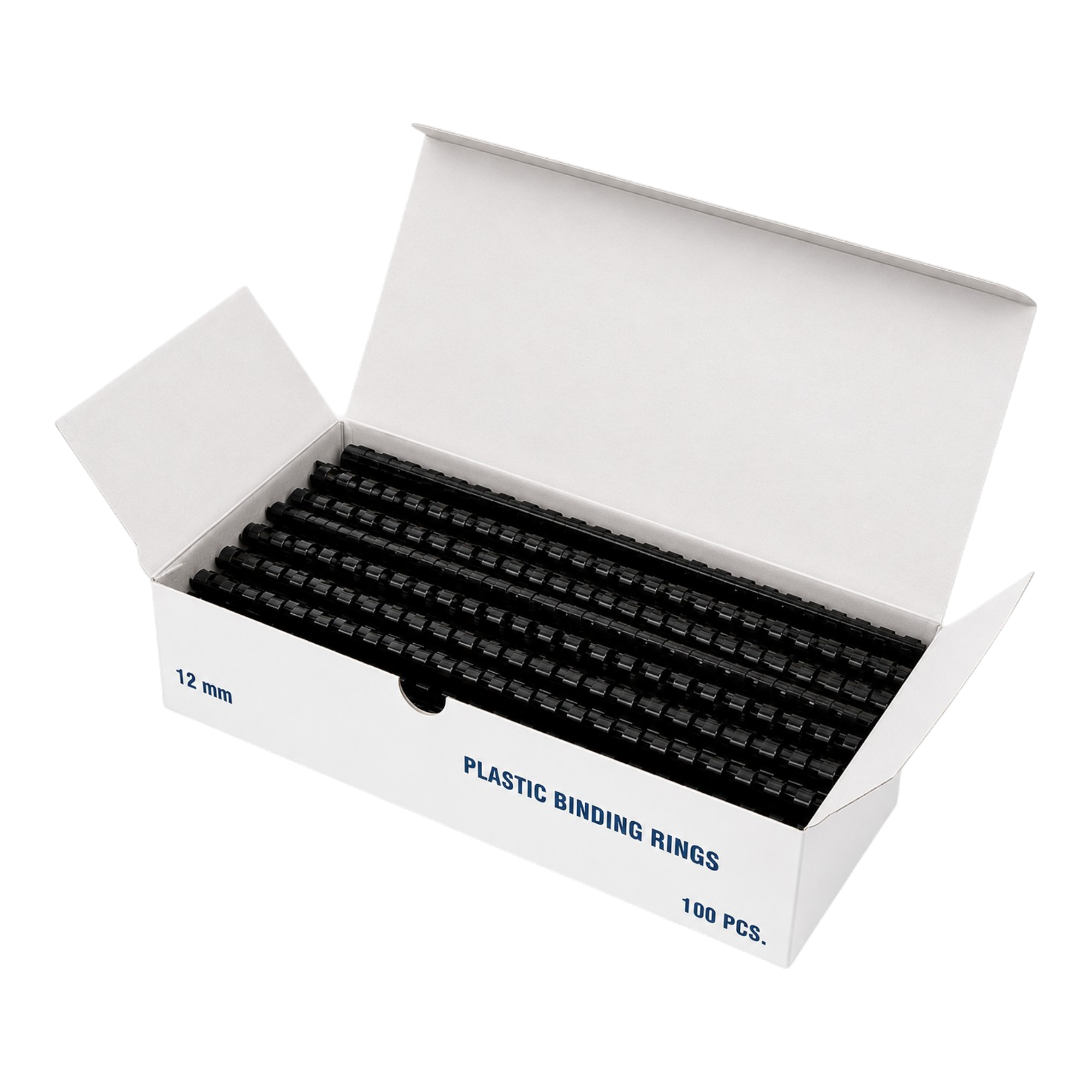 Plastic Binding Combs 12mm - Up to 90 Sheets - Box of 100