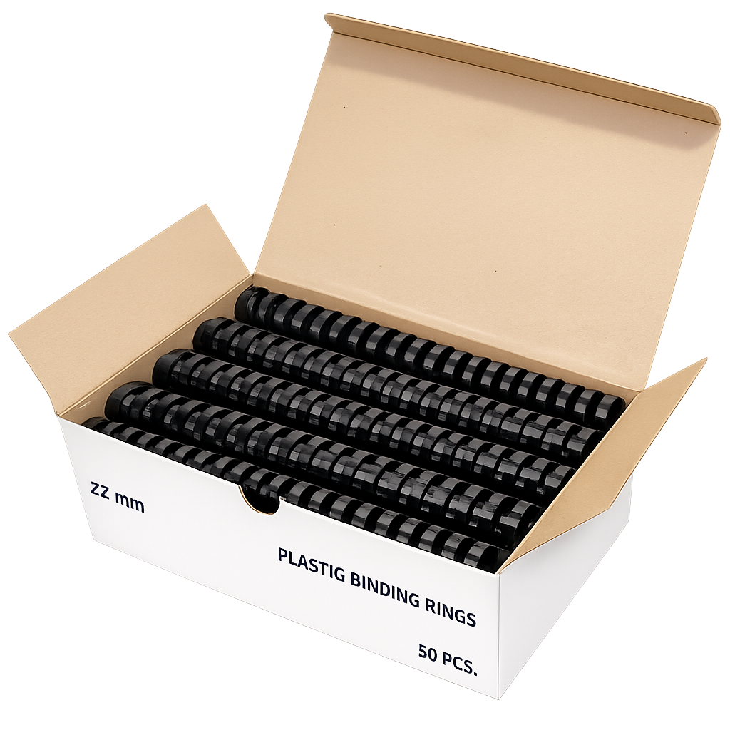 Plastic Binding Combs 22mm - Up to 190 Sheets - Box of 50
