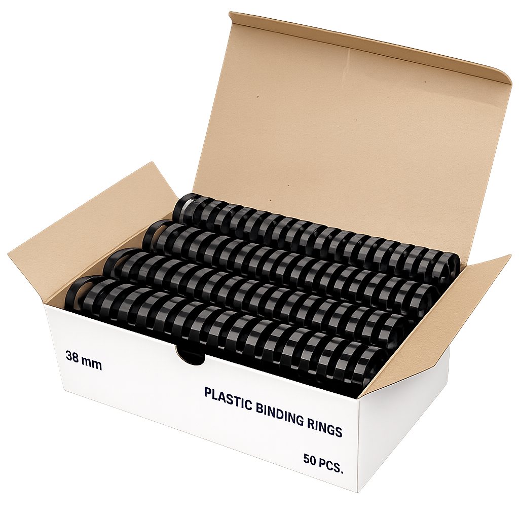 Plastic Binding Combs 38mm - Up to 340 Sheets - Box of 50