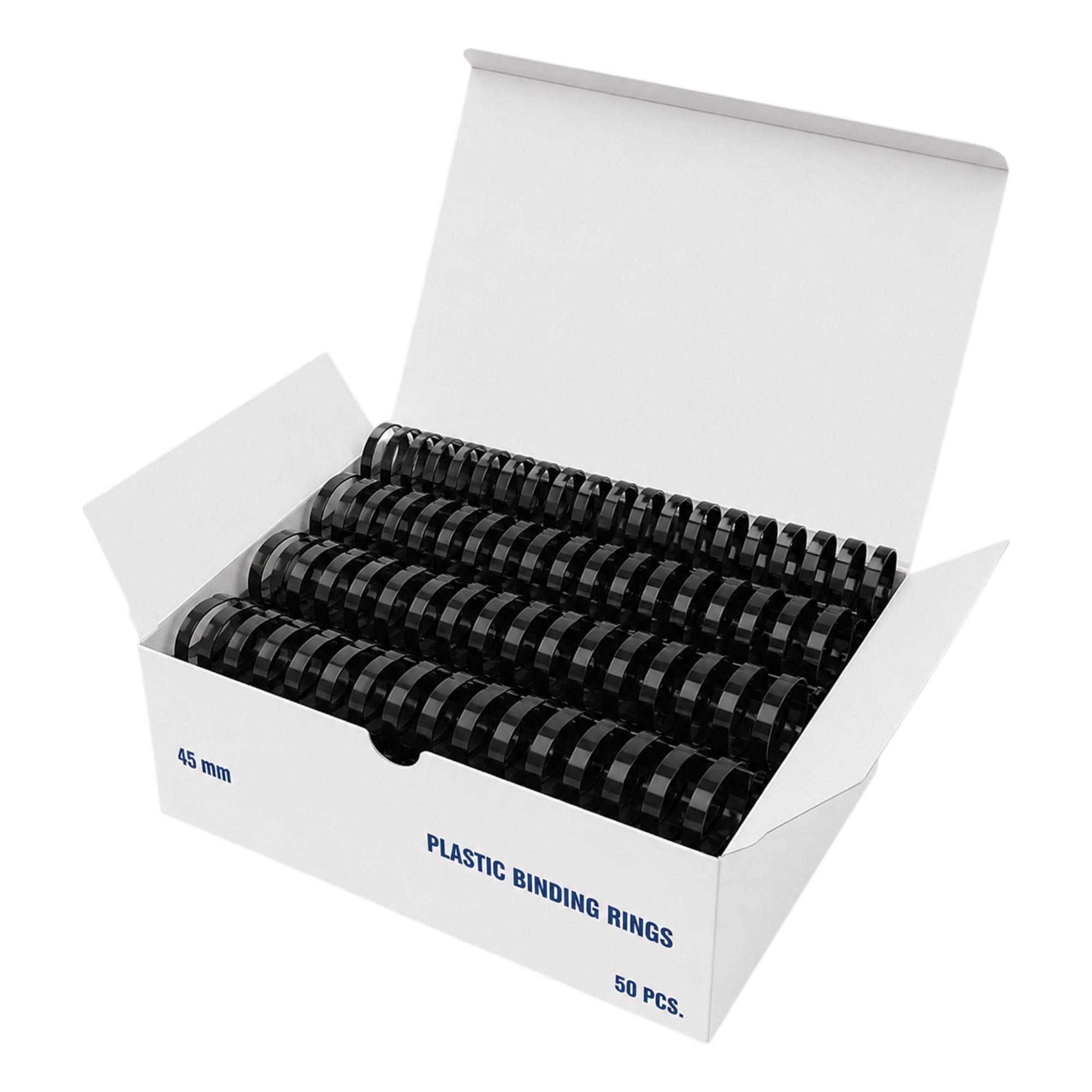 Plastic Binding Combs 45mm - Up to 410 Sheets - Box of 50