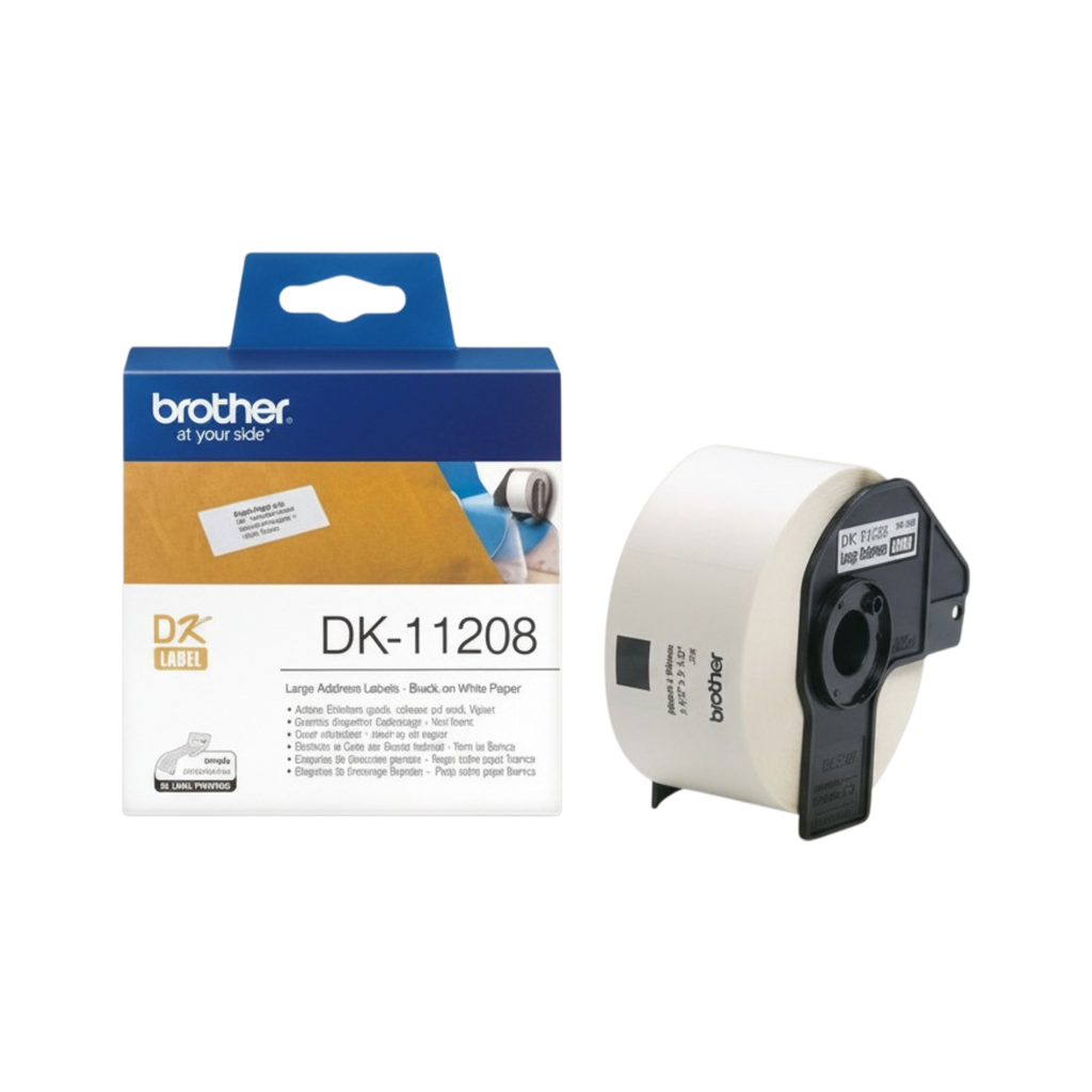 Brother DK-11208 38x90mm Large Address Labels