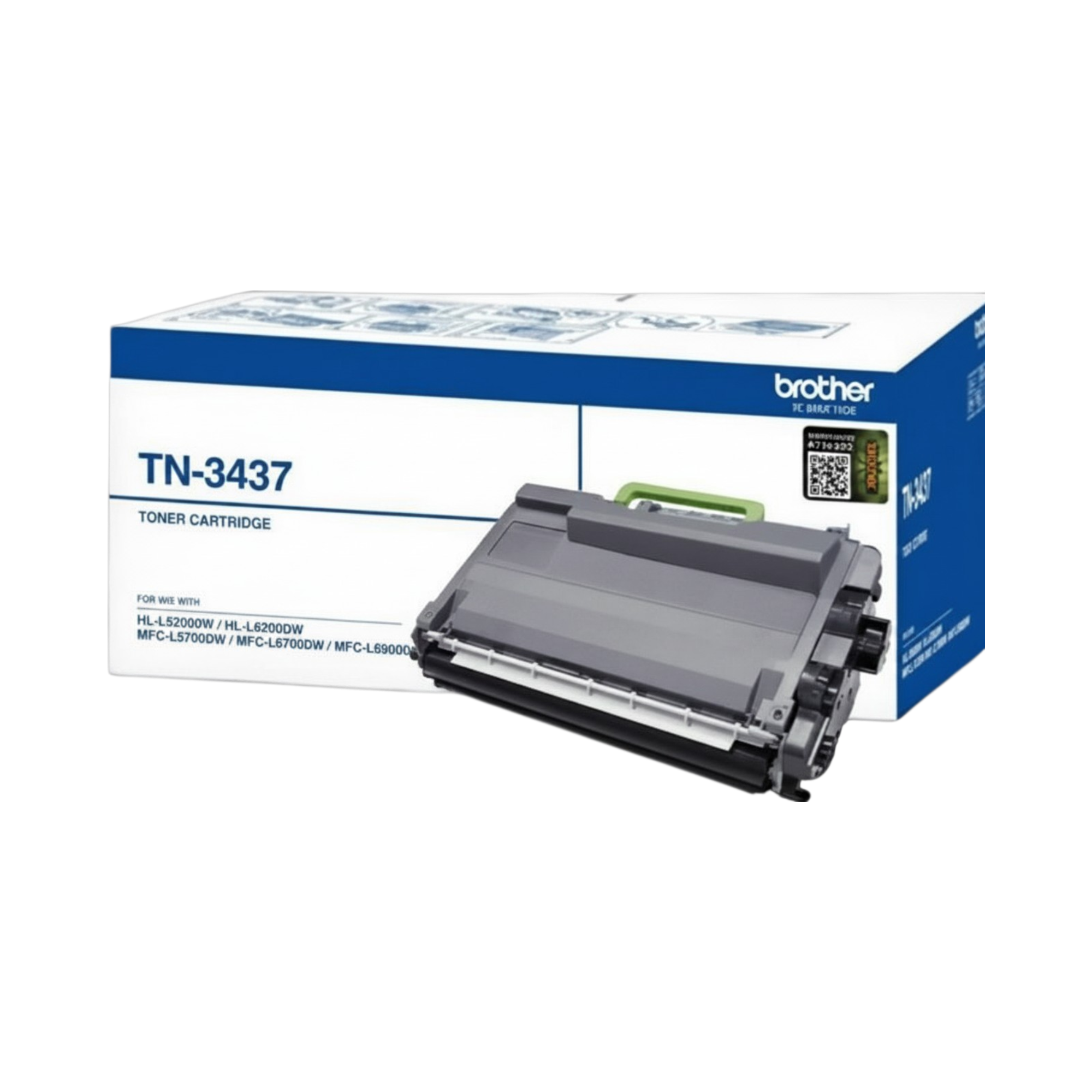 Brother TN-3437 High Yield Black Toner Cartridge