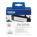 Brother DK-22205 62mm x 30.48m Continuous Paper White Labels