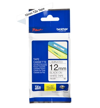 Brother TZe 12mm Laminated Label Tape