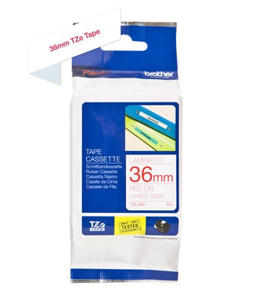 Brother TZe 36mm Laminated Label Tape