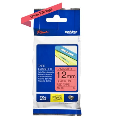 Brother TZe 12mm Laminated Label Tape